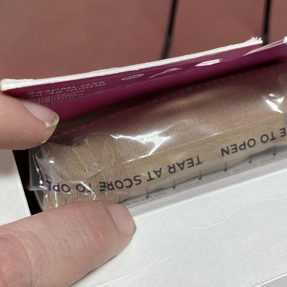 Sigvaris 30-40 mmHg Nude Beige Size ML Soft Opaque Compression Hosiery 843PMLO35 - Picture 9 of 10